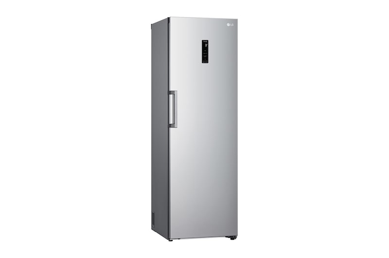 LG 386L Fritstående køleskab (Shiny Steel) - Energiklasse E, Door Cooling™, LINEARCooling™, FRESHBalancer™, Smart Diagnosis™ med Wi-Fi, GLE71PZCSZ