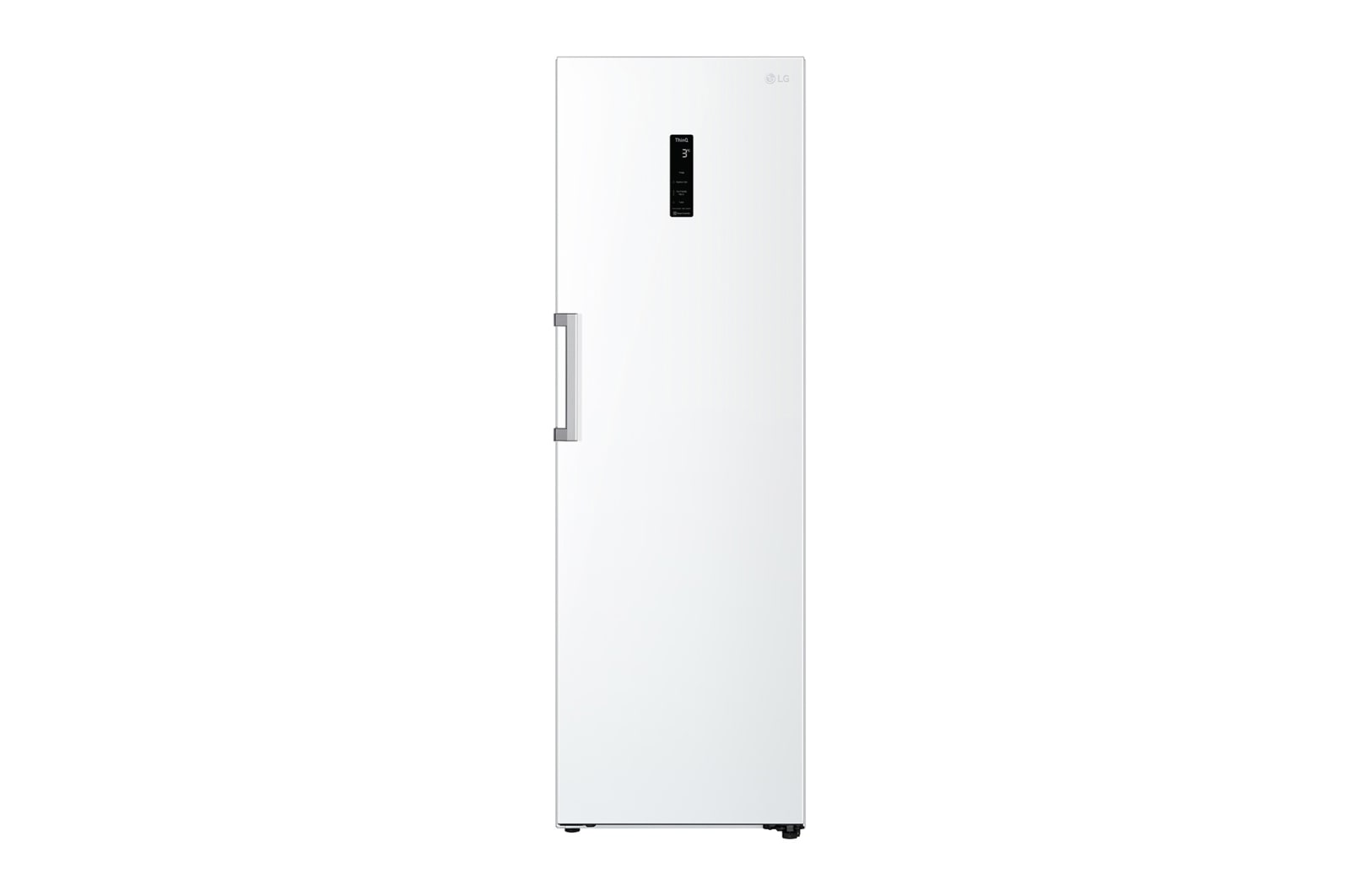 LG 386L Fritstående køleskab (Hvit) - Energiklasse E, Door Cooling™, LINEARCooling™, FRESHBalancer™, Smart Diagnosis™ med Wi-Fi, GLE71SWCSZ