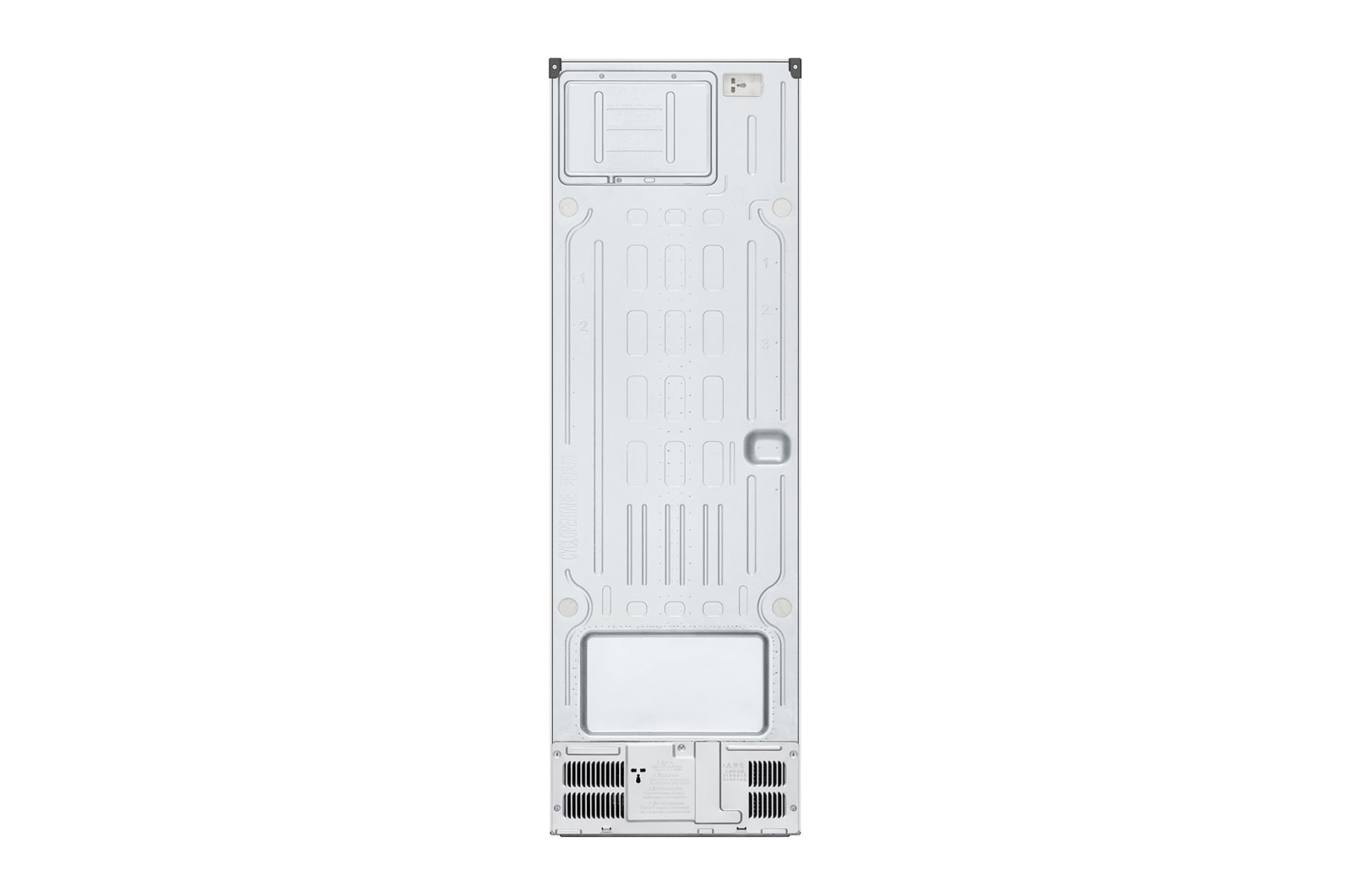 LG 386L Fritstående køleskab (Hvit) - Energiklasse E, Door Cooling™, LINEARCooling™, FRESHBalancer™, Smart Diagnosis™ med Wi-Fi, GLE71SWCSZ