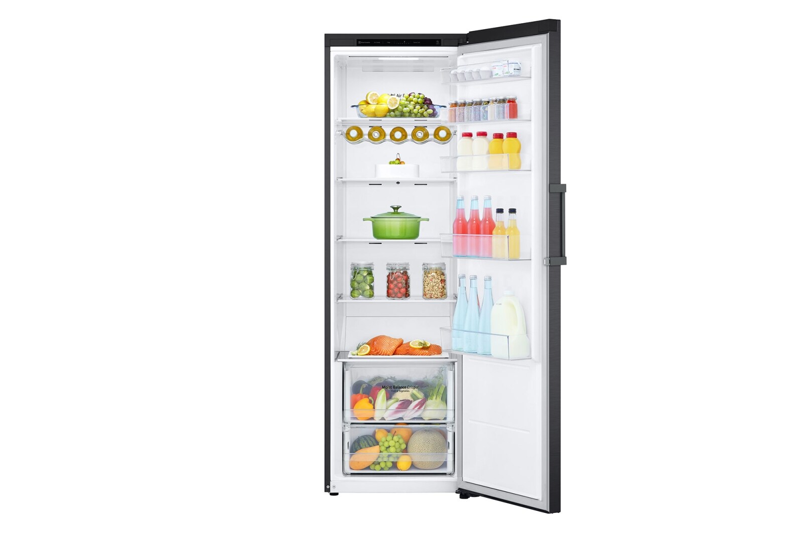 LG                       324L Fritstående fryser (Matte Black) - Energiklasse D, Total No Frost, Express Freeze, GLT51MCGSF