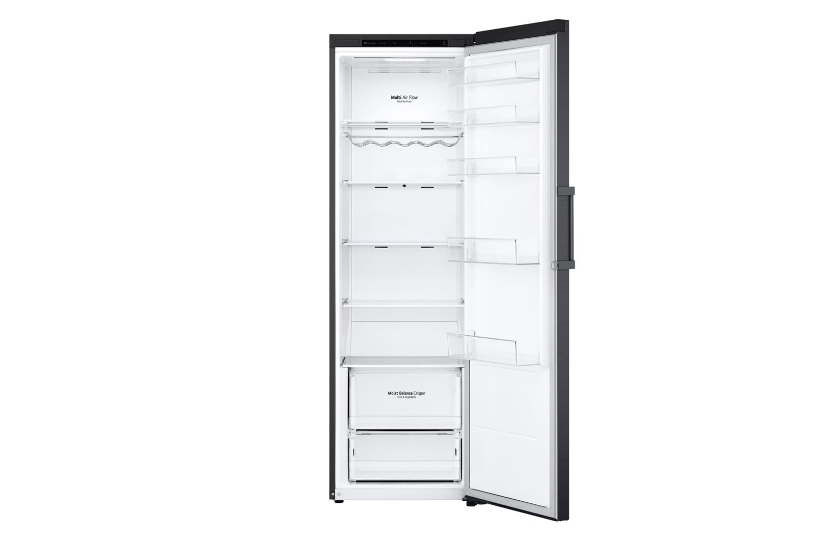 LG                       324L Fritstående fryser (Matte Black) - Energiklasse D, Total No Frost, Express Freeze, GLT51MCGSF