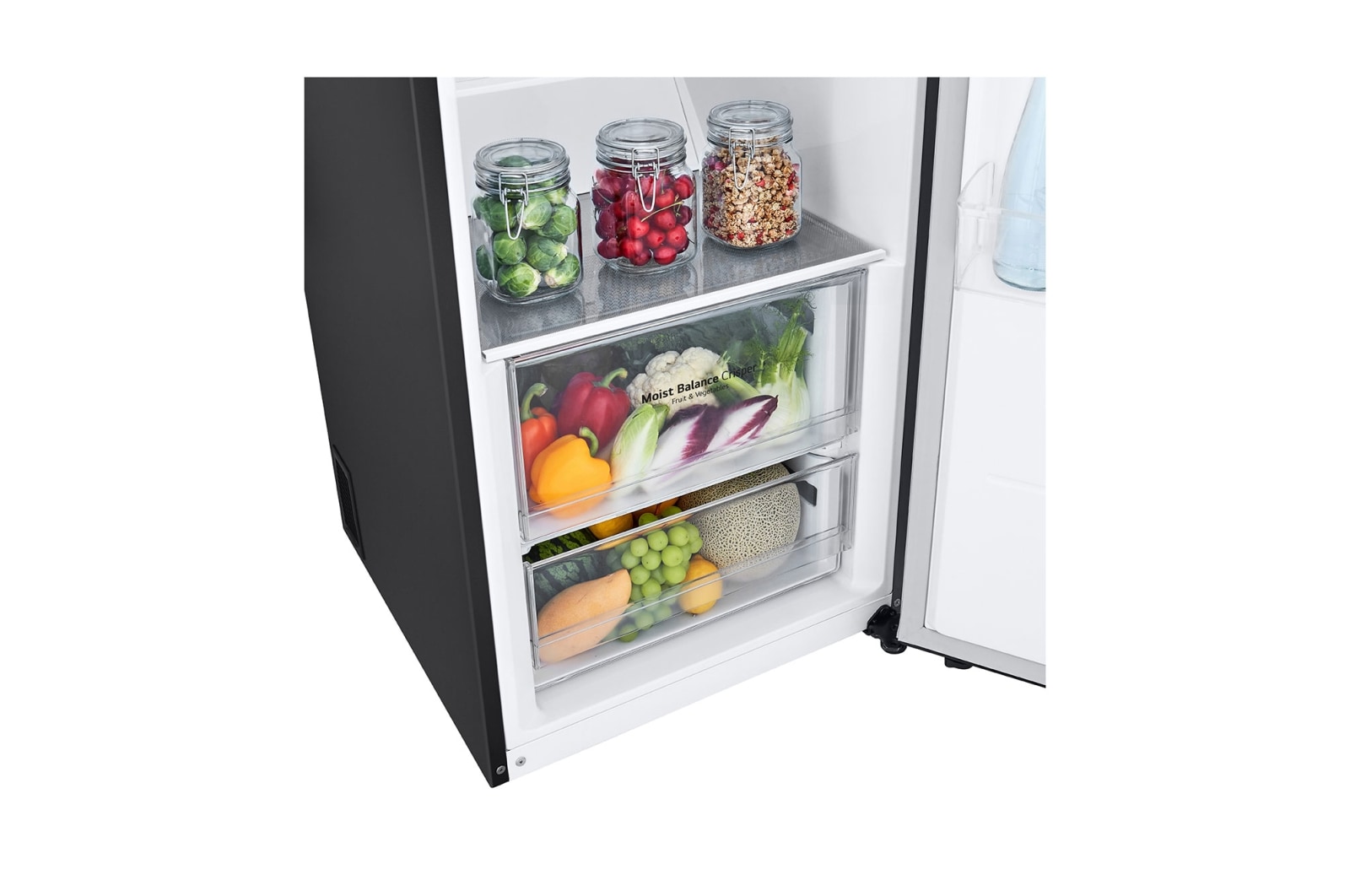 LG                       324L Fritstående fryser (Matte Black) - Energiklasse D, Total No Frost, Express Freeze, GLT51MCGSF