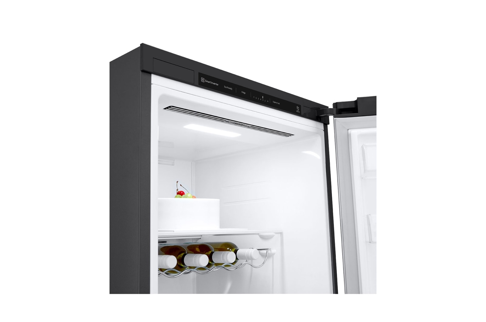 LG                       324L Fritstående fryser (Matte Black) - Energiklasse D, Total No Frost, Express Freeze, GLT51MCGSF