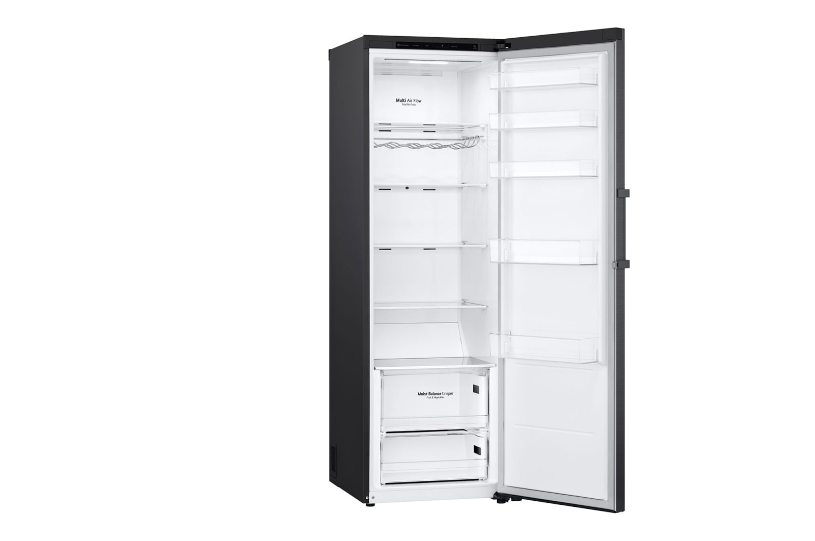 LG                       324L Fritstående fryser (Matte Black) - Energiklasse D, Total No Frost, Express Freeze, GLT51MCGSF