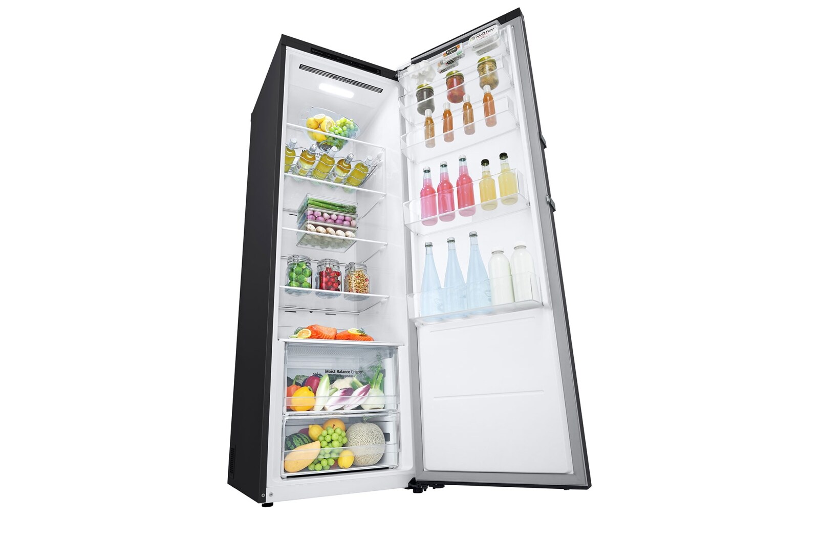 LG                       324L Fritstående fryser (Matte Black) - Energiklasse D, Total No Frost, Express Freeze, GLT51MCGSF