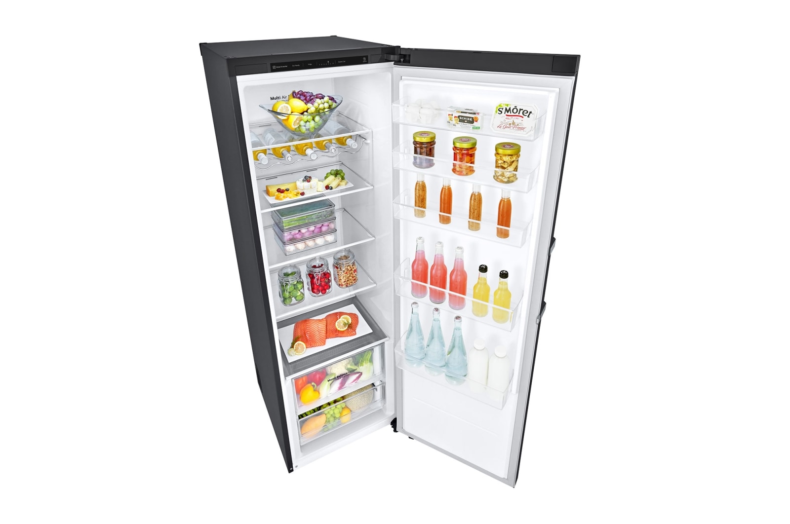 LG                       324L Fritstående fryser (Matte Black) - Energiklasse D, Total No Frost, Express Freeze, GLT51MCGSF