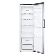 LG 386L Fritstående køleskab (Shiny Steel) - Energiklasse D, Door Cooling™, LINEARCooling™, Moist Balance Crisper™, GLT51PZGSF