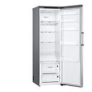 LG 386L Fritstående køleskab (Shiny Steel) - Energiklasse D, Door Cooling™, LINEARCooling™, Moist Balance Crisper™, GLT51PZGSF