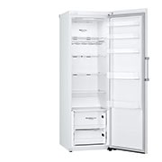 LG 386L Fritstående køleskab (Hvid) - Energiklasse E, DoorCooling™, LINEARCooling™, Moist Balance Crisper™, Smart Diagnosis™ med Wi-Fi, GLE51SWGSZ