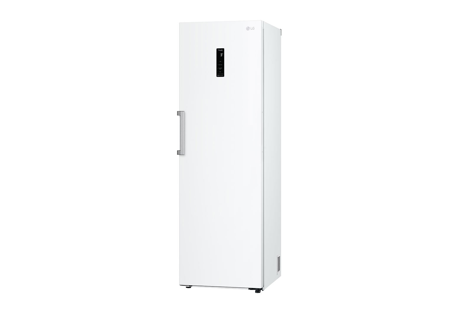 LG 386L Fritstående køleskab (Hvid) - Energiklasse E, DoorCooling™, LINEARCooling™, Moist Balance Crisper™, Smart Diagnosis™ med Wi-Fi, GLE51SWGSZ