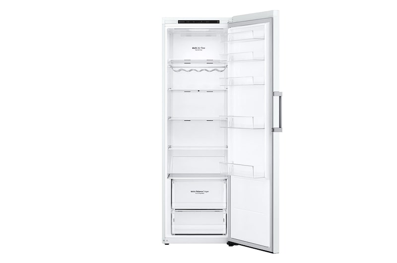 LG 386L Fritstående køleskab (Hvid) - Energiklasse E, Door Cooling™, LINEARCooling™, Moist Balance Crisper™, GLT51SWGSZ