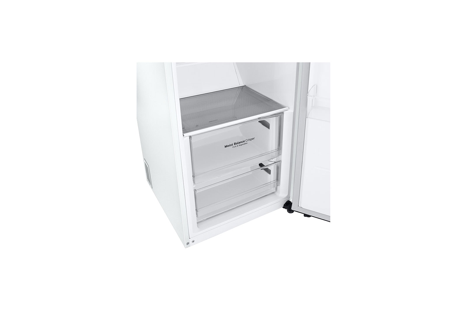 LG 386L Fritstående køleskab (Hvid) - Energiklasse E, Door Cooling™, LINEARCooling™, Moist Balance Crisper™, GLT51SWGSZ