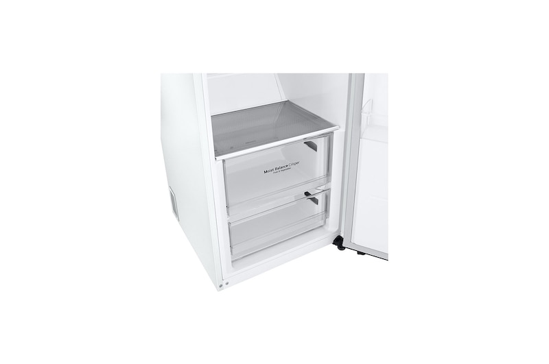 LG 386L Fritstående køleskab (Hvid) - Energiklasse E, Door Cooling™, LINEARCooling™, Moist Balance Crisper™, GLT51SWGSZ