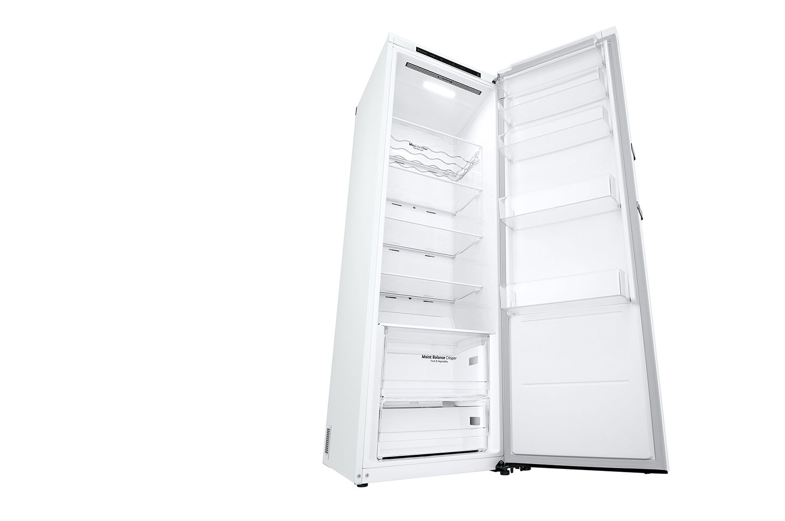 LG 386L Fritstående køleskab (Hvid) - Energiklasse E, Door Cooling™, LINEARCooling™, Moist Balance Crisper™, GLT51SWGSZ