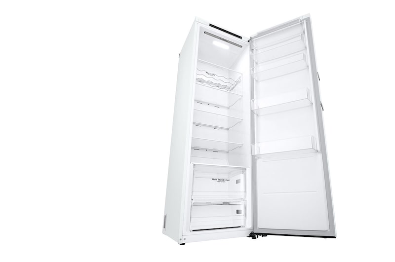 LG 386L Fritstående køleskab (Hvid) - Energiklasse E, Door Cooling™, LINEARCooling™, Moist Balance Crisper™, GLT51SWGSZ
