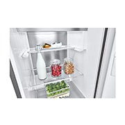 LG 386L Fritstående køleskab (Metal Sorbet) - Energiklasse E, Door Cooling™, LINEARCooling™, FRESHBalancer™, Smart Diagnosis™, GLT71MBCSZ