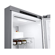 LG 386L Fritstående køleskab (Metal Sorbet) - Energiklasse E, Door Cooling™, LINEARCooling™, FRESHBalancer™, Smart Diagnosis™, GLT71MBCSZ