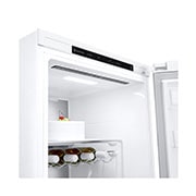 LG 386L Fritstående køleskab (Hvid) - Energiklasse D, Door Cooling™, LINEARCooling™, FRESHBalancer™, Smart Diagnosis™ , GLT71SWCSF