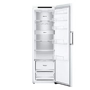 LG 386L Fritstående køleskab (Hvid) - Energiklasse C, DoorCooling™, LINEARCooling™, FRESHBalancer™, Smart Diagnosis™ , GLT71SWCSX