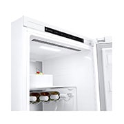 LG 386L Fritstående køleskab (Hvid) - Energiklasse C, DoorCooling™, LINEARCooling™, FRESHBalancer™, Smart Diagnosis™ , GLT71SWCSX