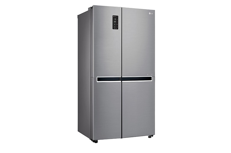 LG 642L Side by Side (Shiny Steel) - Energiklasse F og Smart Diagnosis™ med Wi-Fi, GSB760PZXV