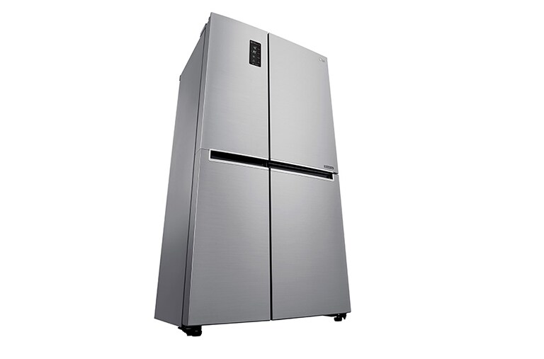 LG 642L Side by Side (Shiny Steel) - Energiklasse F og Smart Diagnosis™ med Wi-Fi, GSB760PZXV