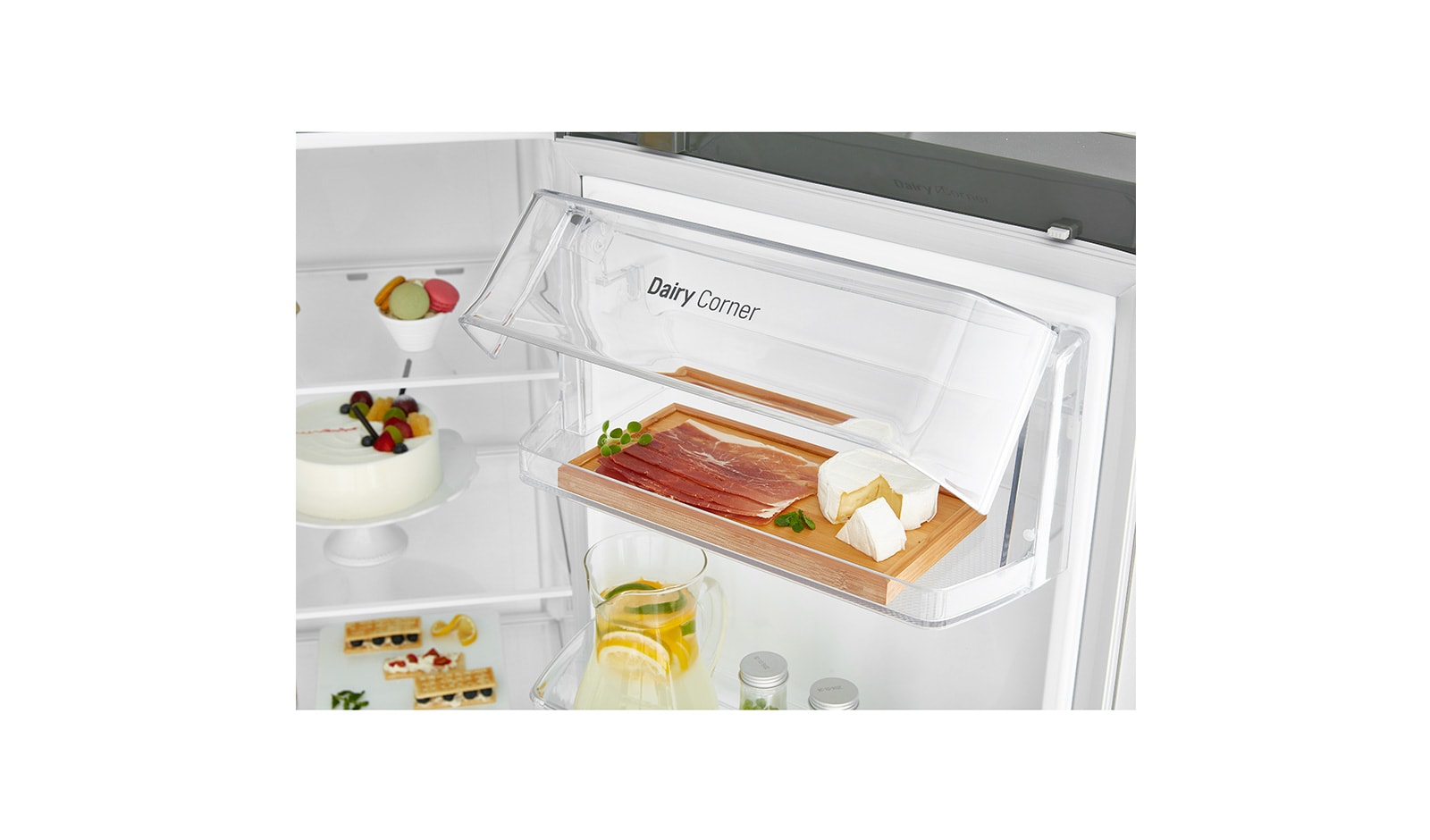 LG 642L Side by Side (Shiny Steel) - Energiklasse F og Smart Diagnosis™ med Wi-Fi, GSB760PZXV