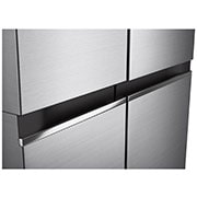 LG 662L Side by Side (Prime Silver), Energiklasse E , Smart Diagnosis™, GSBC40PYPE