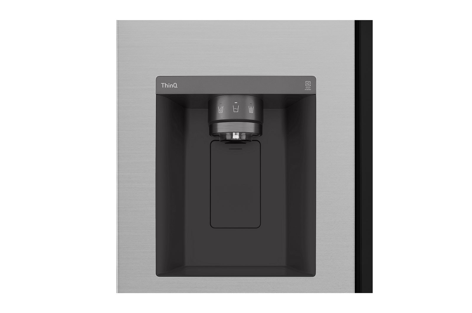 LG 635L InstaView™ Side by Side (Prime Silver), Energiklasse E, Vand-/isdispenser med vandtilkobling, Smart Diagnosis™ med Wi-Fi, GSGV80PYLL