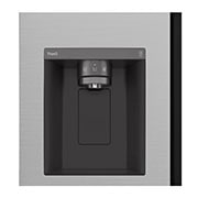 LG 635L InstaView™ Side by Side (Prime Silver), Energiklasse E, Vand-/isdispenser med vandtilkobling, Smart Diagnosis™ med Wi-Fi, GSGV80PYLL