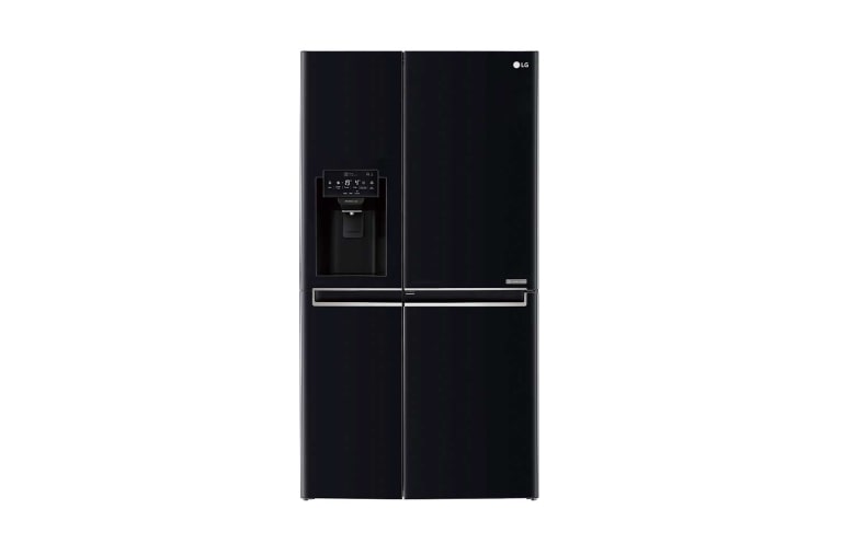 LG 625L Side by Side (Black) Energiklasse F, Vand-/isdispenser med vandtilkobling, Smart Diagnosis™ med Wi-Fi, GSJ760WBXV