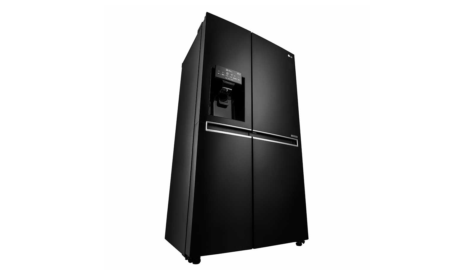 LG 625L Side by Side (Black) Energiklasse F, Vand-/isdispenser med vandtilkobling, Smart Diagnosis™ med Wi-Fi, GSJ760WBXV