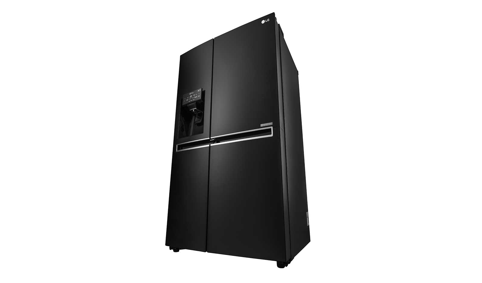 LG 625L Side by Side (Black) Energiklasse F, Vand-/isdispenser med vandtilkobling, Smart Diagnosis™ med Wi-Fi, GSJ760WBXV