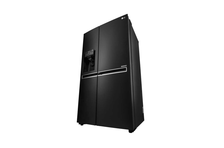 LG 625L Side by Side (Black) Energiklasse F, Vand-/isdispenser med vandtilkobling, Smart Diagnosis™ med Wi-Fi, GSJ760WBXV