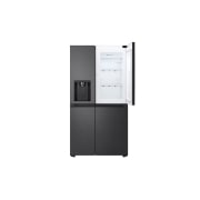 LG 638L Door in Door™ Side by Side (Matte Black), Energiklasse E, Vand-/isdispenser med vandtilkobling, Smart Diagnosis™ , GSJC40EPPE