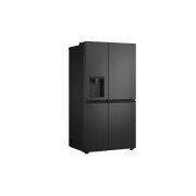 LG 638L Door in Door™ Side by Side (Matte Black), Energiklasse E, Vand-/isdispenser med vandtilkobling, Smart Diagnosis™ , GSJC40EPPE