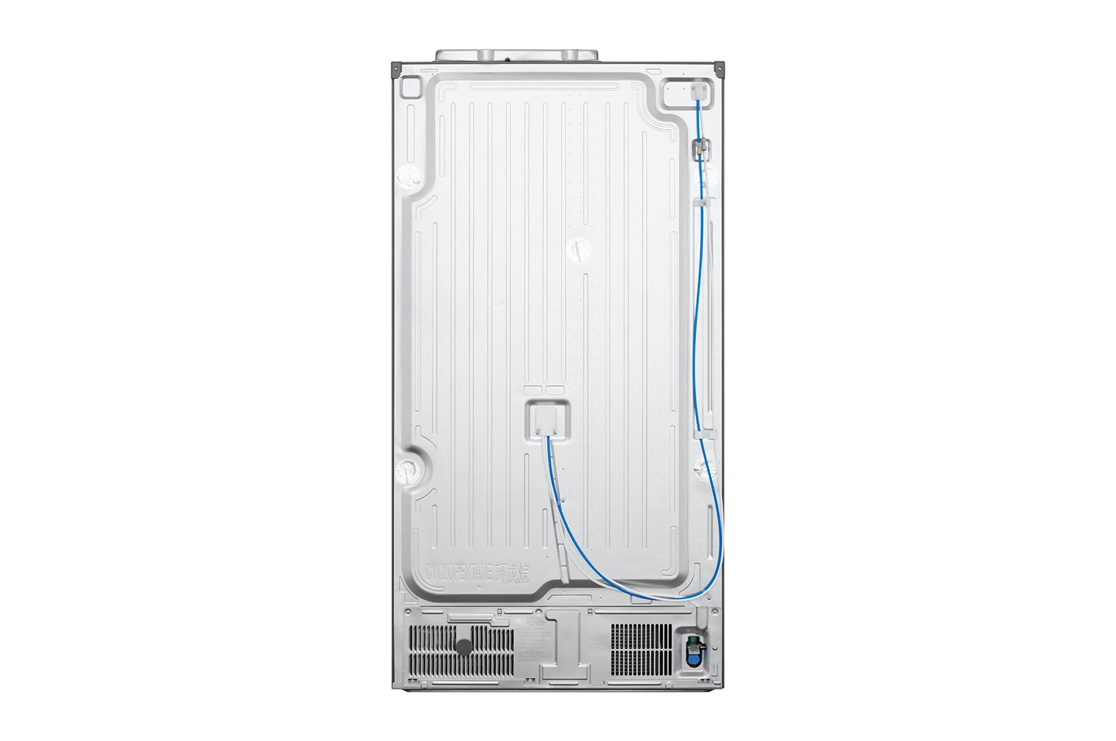 LG 638L Door in Door™ Side by Side (Prime Silver), Energiklasse E, Vand-/isdispenser med vandtilkobling, Smart Diagnosis™ , GSJC40PYPE