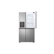 LG 638L Door in Door™ Side by Side (Prime Silver), Energiklasse E, Vand-/isdispenser med vandtilkobling, Smart Diagnosis™ , GSJC40PYPE