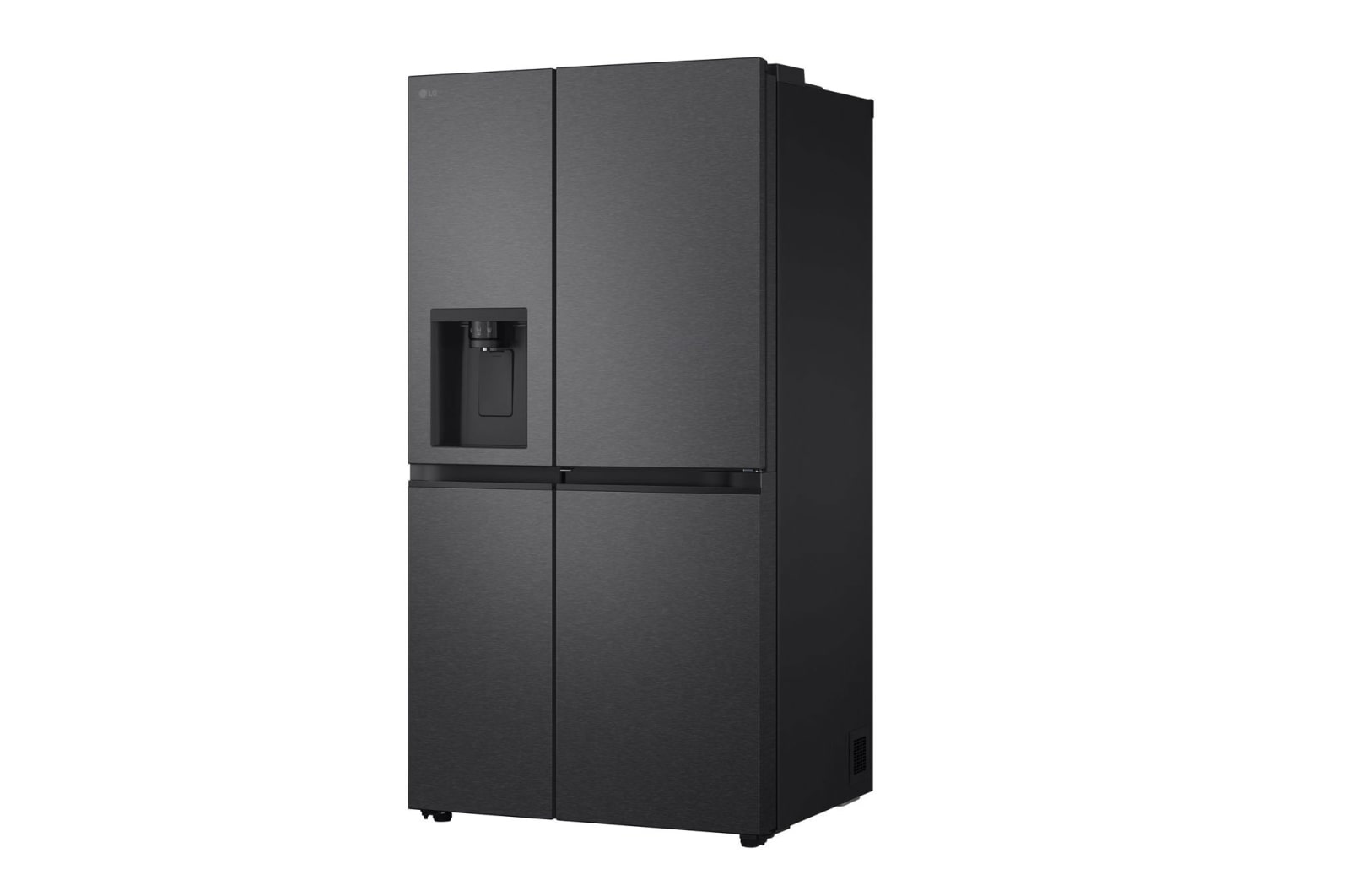 LG 641L Door in Door™ Side by Side (Matte Black), Energiklasse E, Vand-/isdispenser uden vandtilkobling, Smart Diagnosis™ , GSJC41EPPE