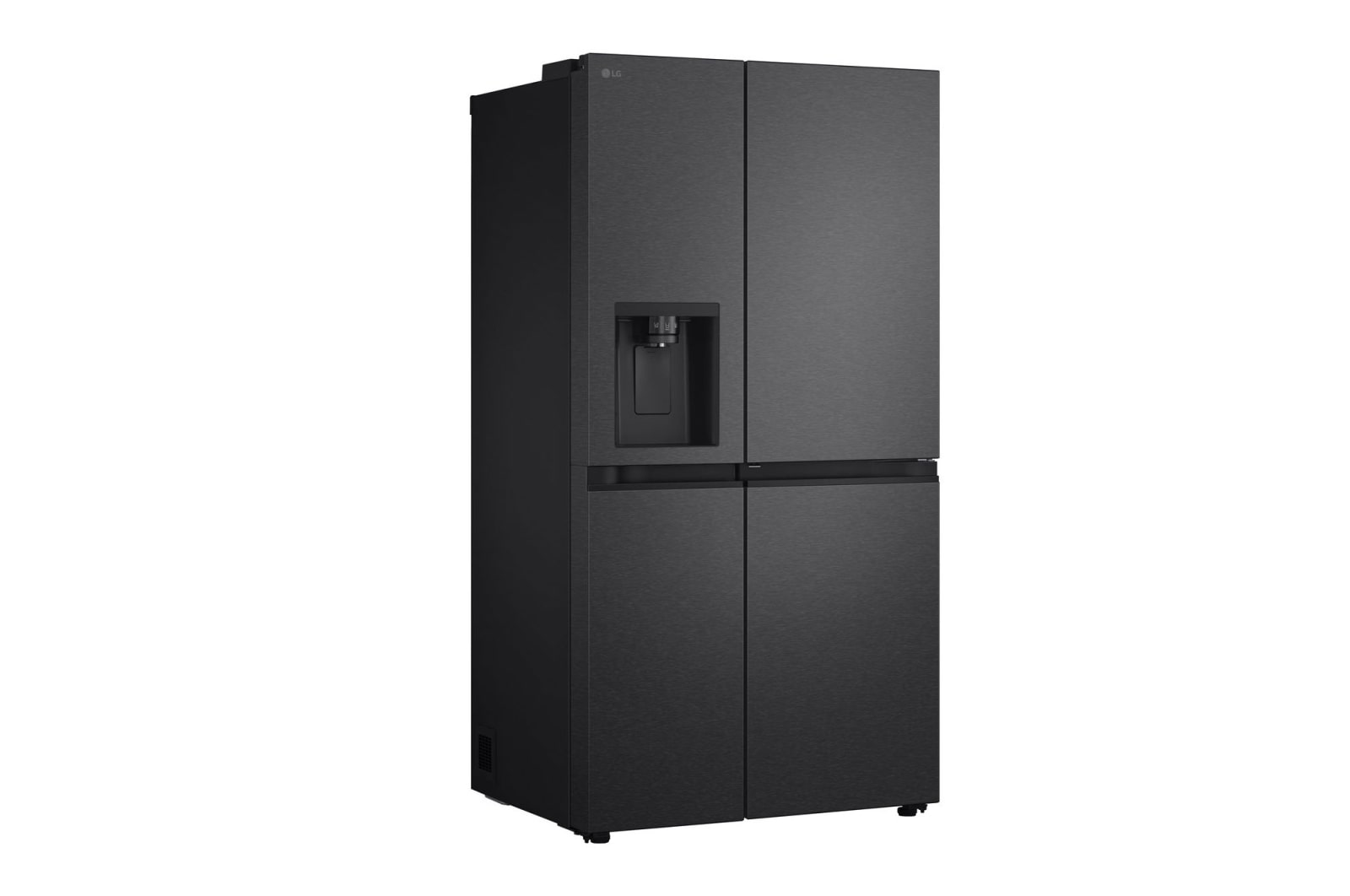 LG 641L Door in Door™ Side by Side (Matte Black), Energiklasse E, Vand-/isdispenser uden vandtilkobling, Smart Diagnosis™ , GSJC41EPPE