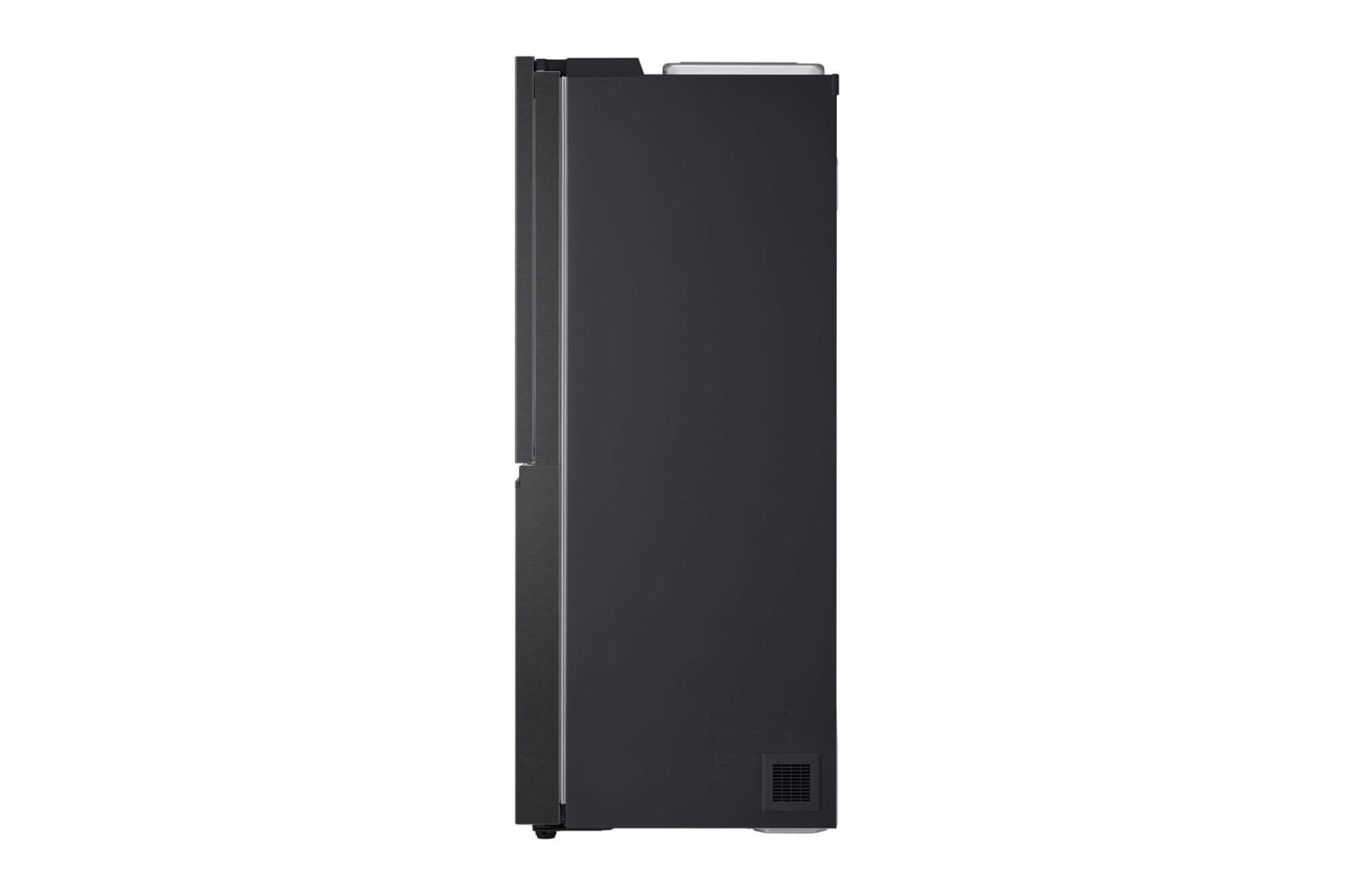 LG 641L Door in Door™ Side by Side (Matte Black), Energiklasse E, Vand-/isdispenser uden vandtilkobling, Smart Diagnosis™ , GSJC41EPPE