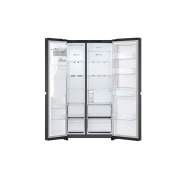 LG 641L Door in Door™ Side by Side (Matte Black), Energiklasse E, Vand-/isdispenser uden vandtilkobling, Smart Diagnosis™ , GSJC41EPPE