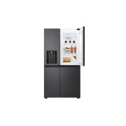 LG 641L Door in Door™ Side by Side (Matte Black), Energiklasse E, Vand-/isdispenser uden vandtilkobling, Smart Diagnosis™ , GSJC41EPPE