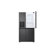 LG 641L Door in Door™ Side by Side (Matte Black), Energiklasse E, Vand-/isdispenser uden vandtilkobling, Smart Diagnosis™ , GSJC41EPPE