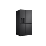 LG 641L Door in Door™ Side by Side (Matte Black), Energiklasse E, Vand-/isdispenser uden vandtilkobling, Smart Diagnosis™ , GSJC41EPPE