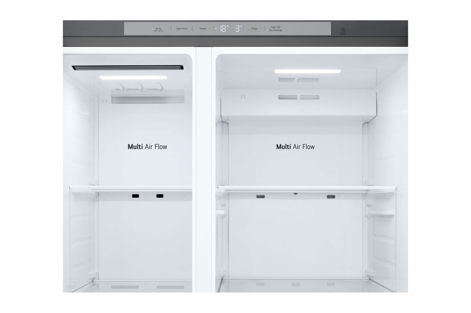 LG 641L Door in Door™ Side by Side (Prime Silver), Energiklasse E, Vand-/isdispenser uden vandtilkobling, Smart Diagnosis™ , GSJC41PYPE
