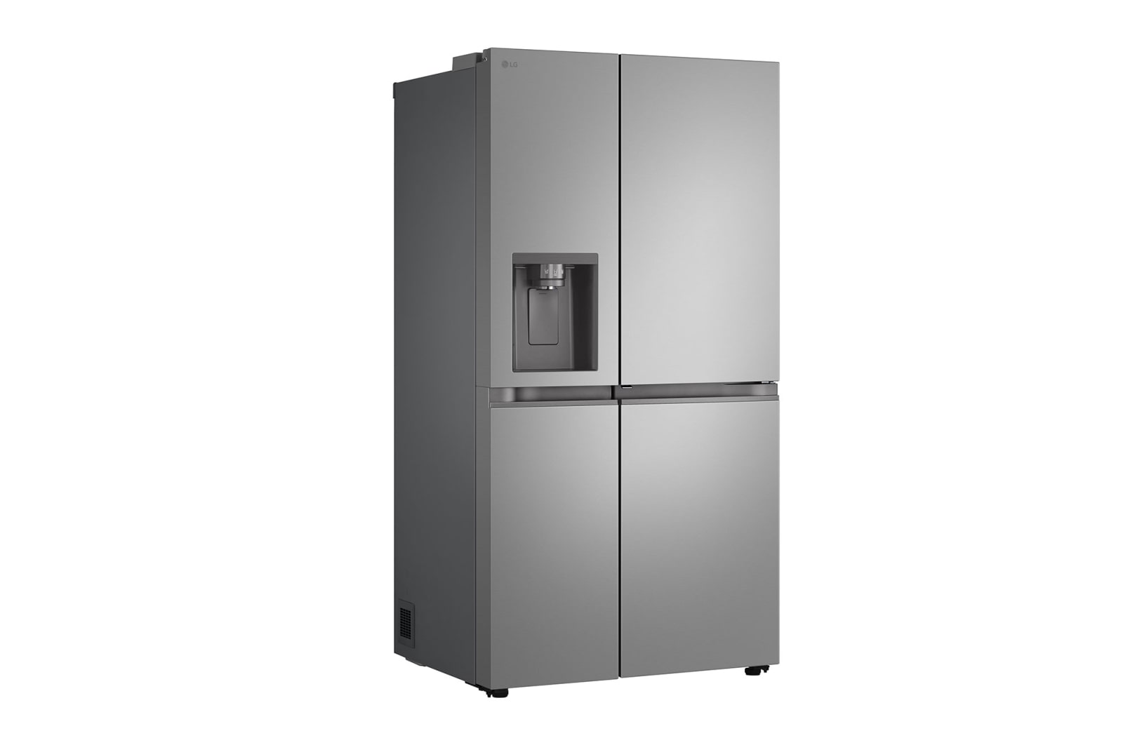 LG 641L Door in Door™ Side by Side (Prime Silver), Energiklasse E, Vand-/isdispenser uden vandtilkobling, Smart Diagnosis™ , GSJC41PYPE