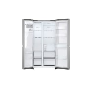 LG 641L Door in Door™ Side by Side (Prime Silver), Energiklasse E, Vand-/isdispenser uden vandtilkobling, Smart Diagnosis™ , GSJC41PYPE