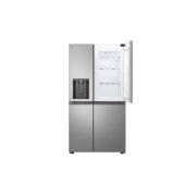 LG 641L Door in Door™ Side by Side (Prime Silver), Energiklasse E, Vand-/isdispenser uden vandtilkobling, Smart Diagnosis™ , GSJC41PYPE