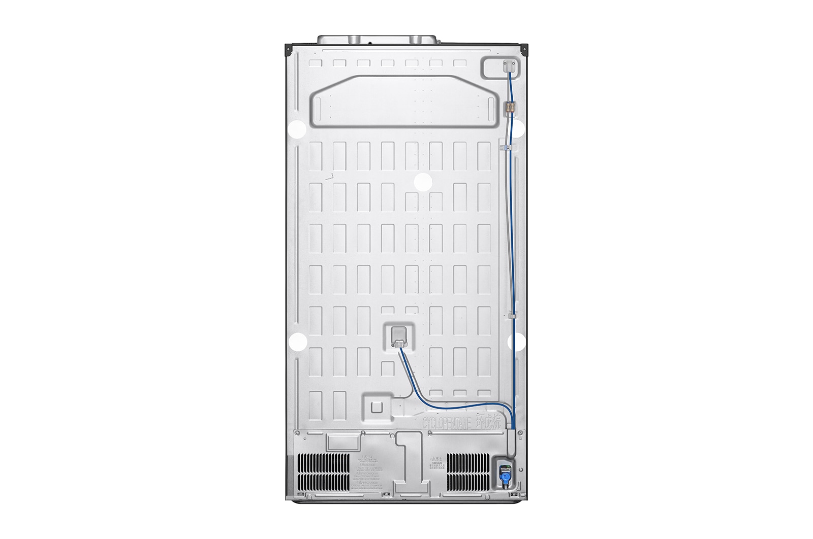 LG 635L Door in Door™ Side by Side (Matte Black Stainless Steel), Energiklasse E, Vand-/isdispenser uden vandtilkobling, Smart Diagnosis™ med Wi-Fi, GSJV71MCLE